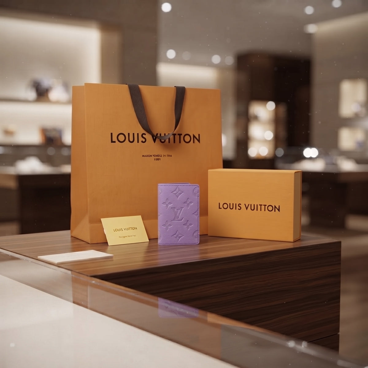 LV PASSPORT WALLET