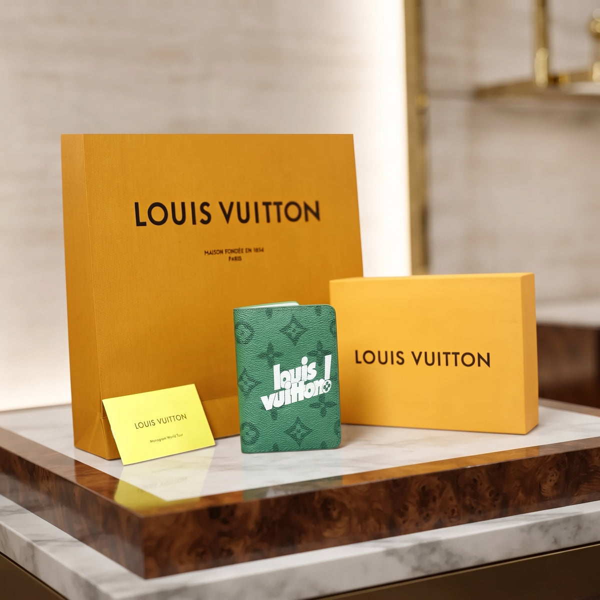 LV PASSPORT WALLET