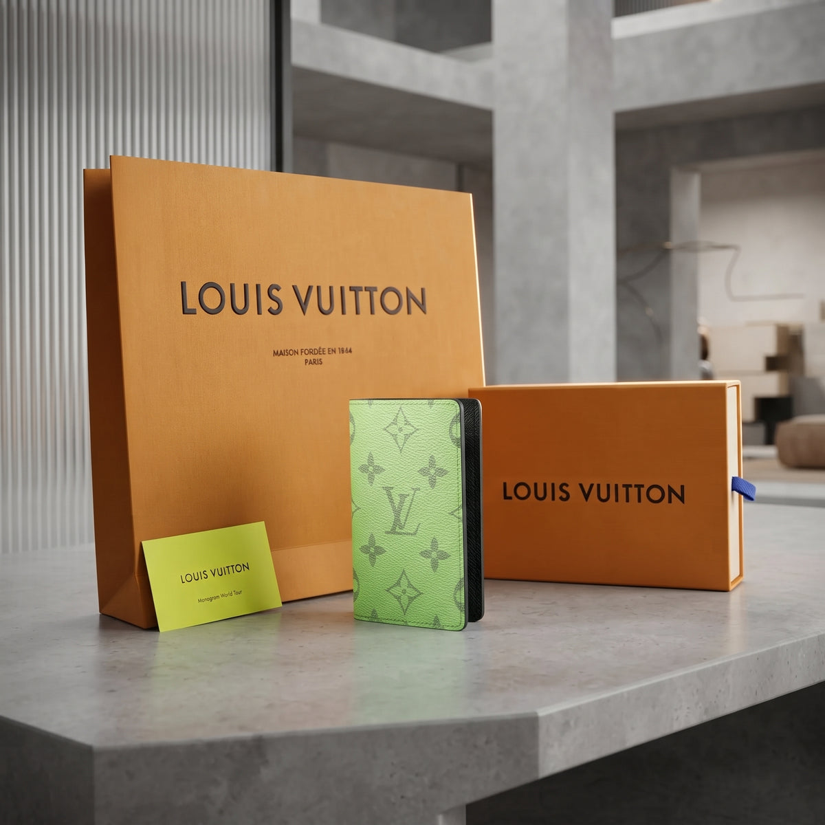 LV PASSPORT WALLET