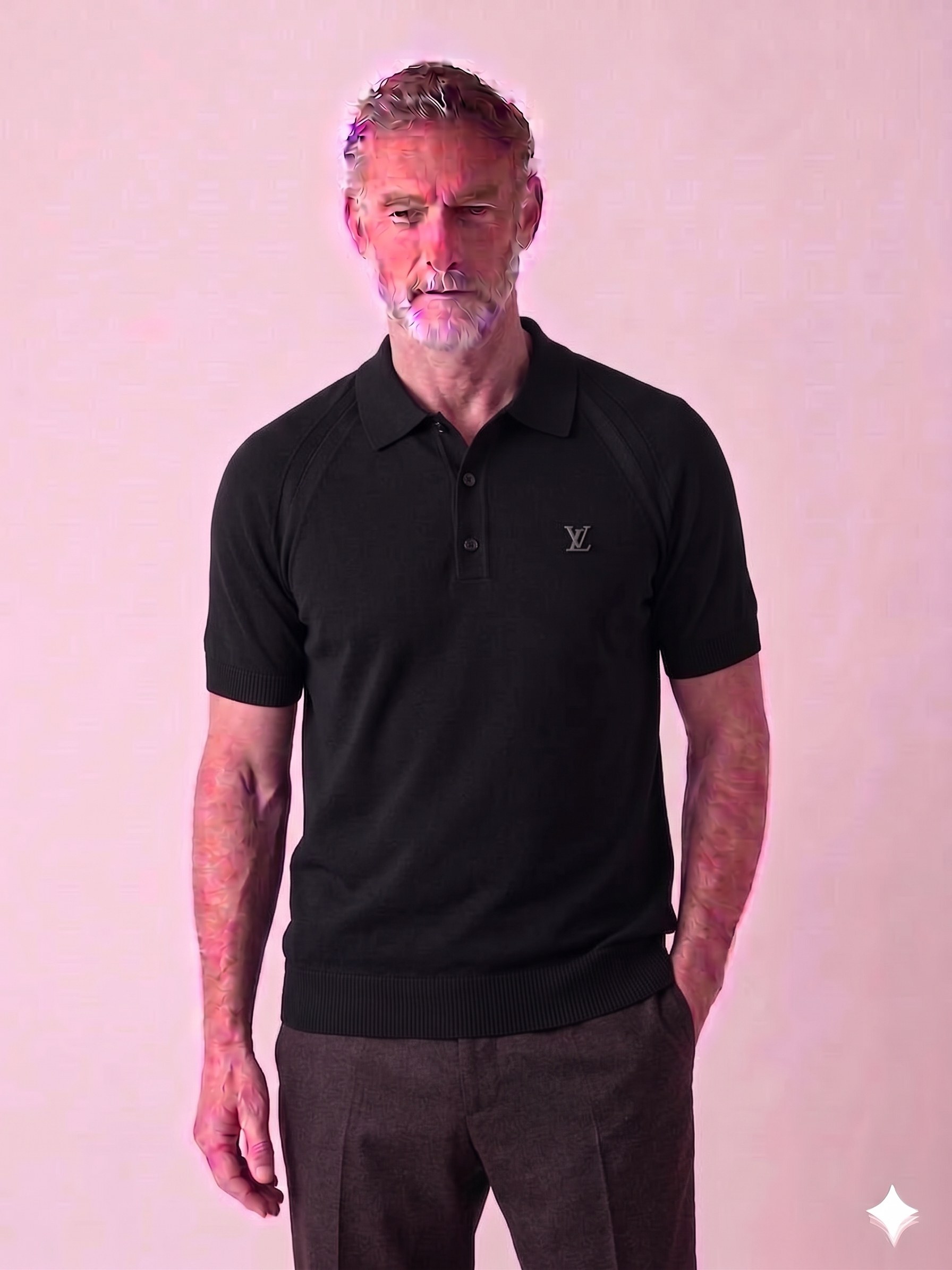 LO-UI V-ITON POLO SHIRT