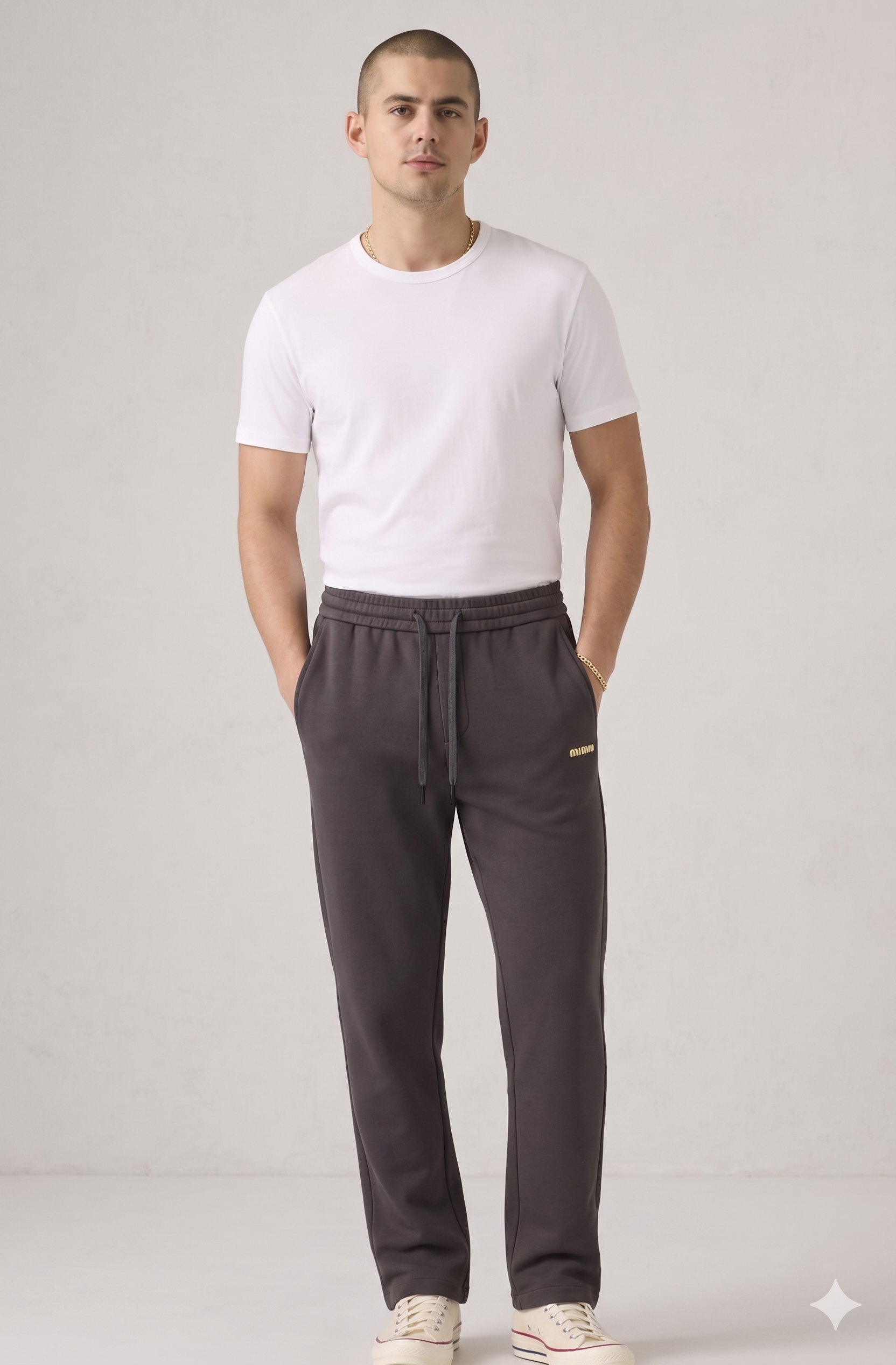 miu miu wide lag pant