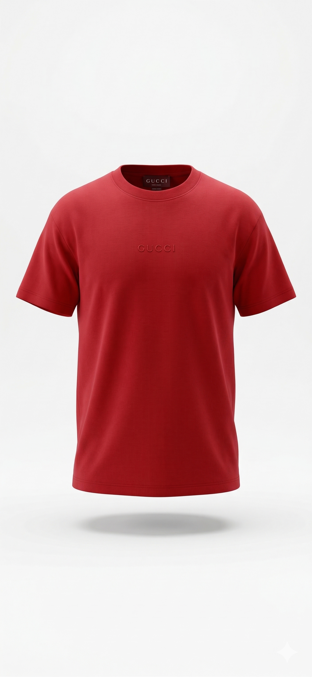 G-U-C-C-U T-shirt.