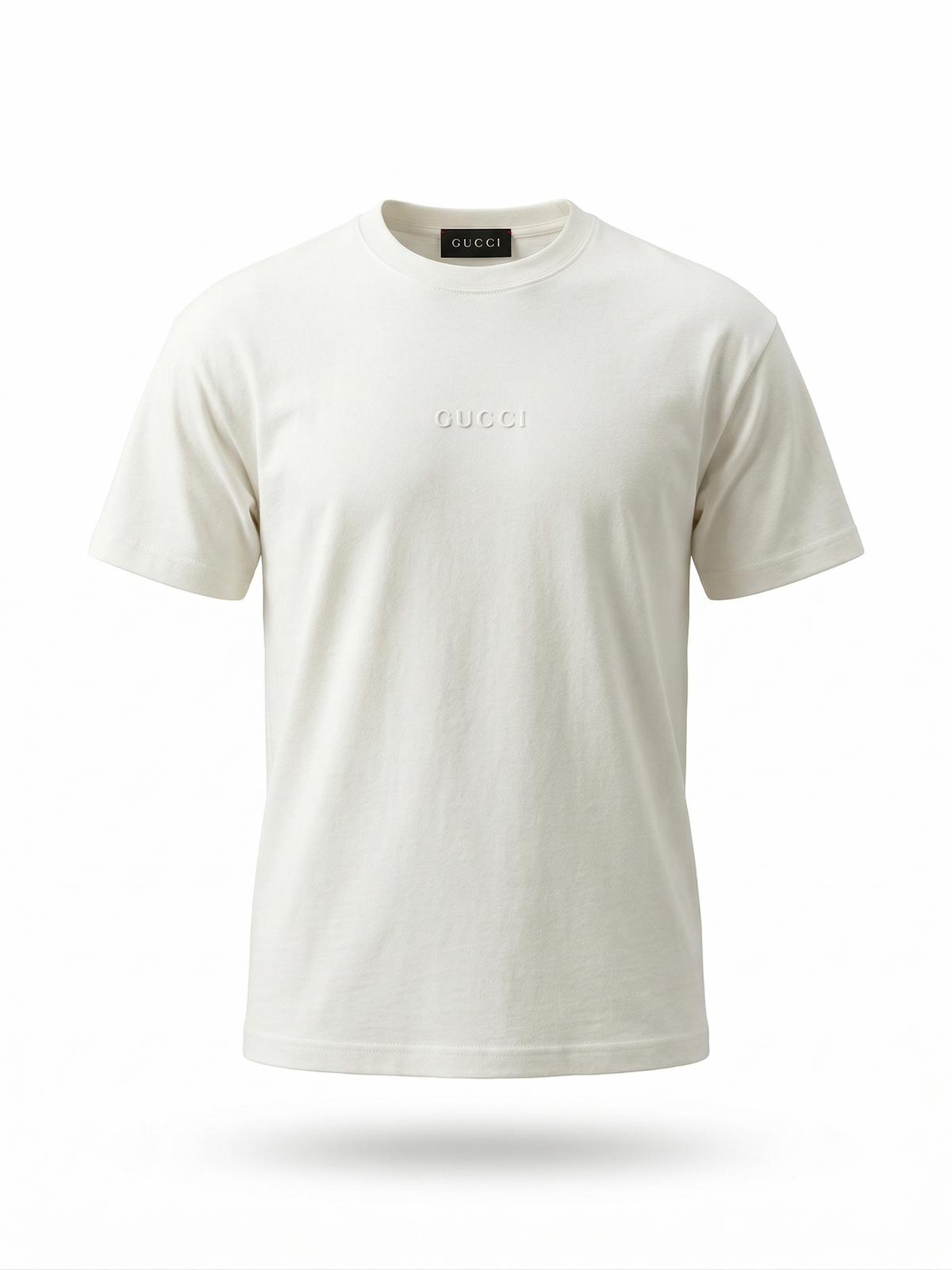 G-U-C-C-U T-shirt.