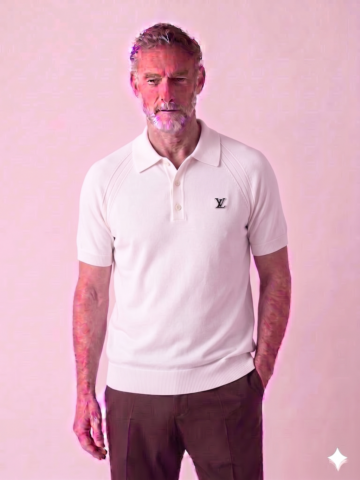 LO-UI V-ITON POLO SHIRT