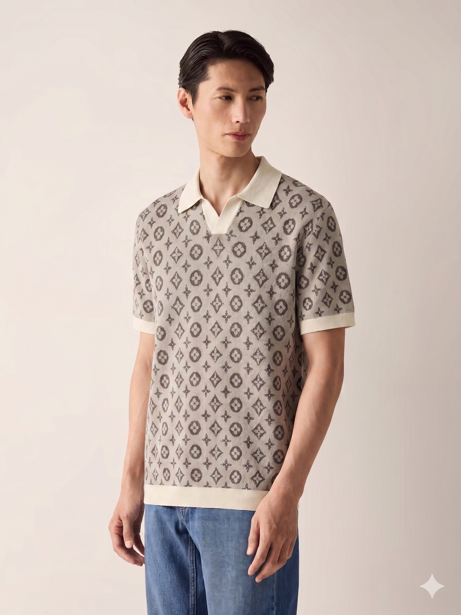 L-ou-i V-toin polo shirt