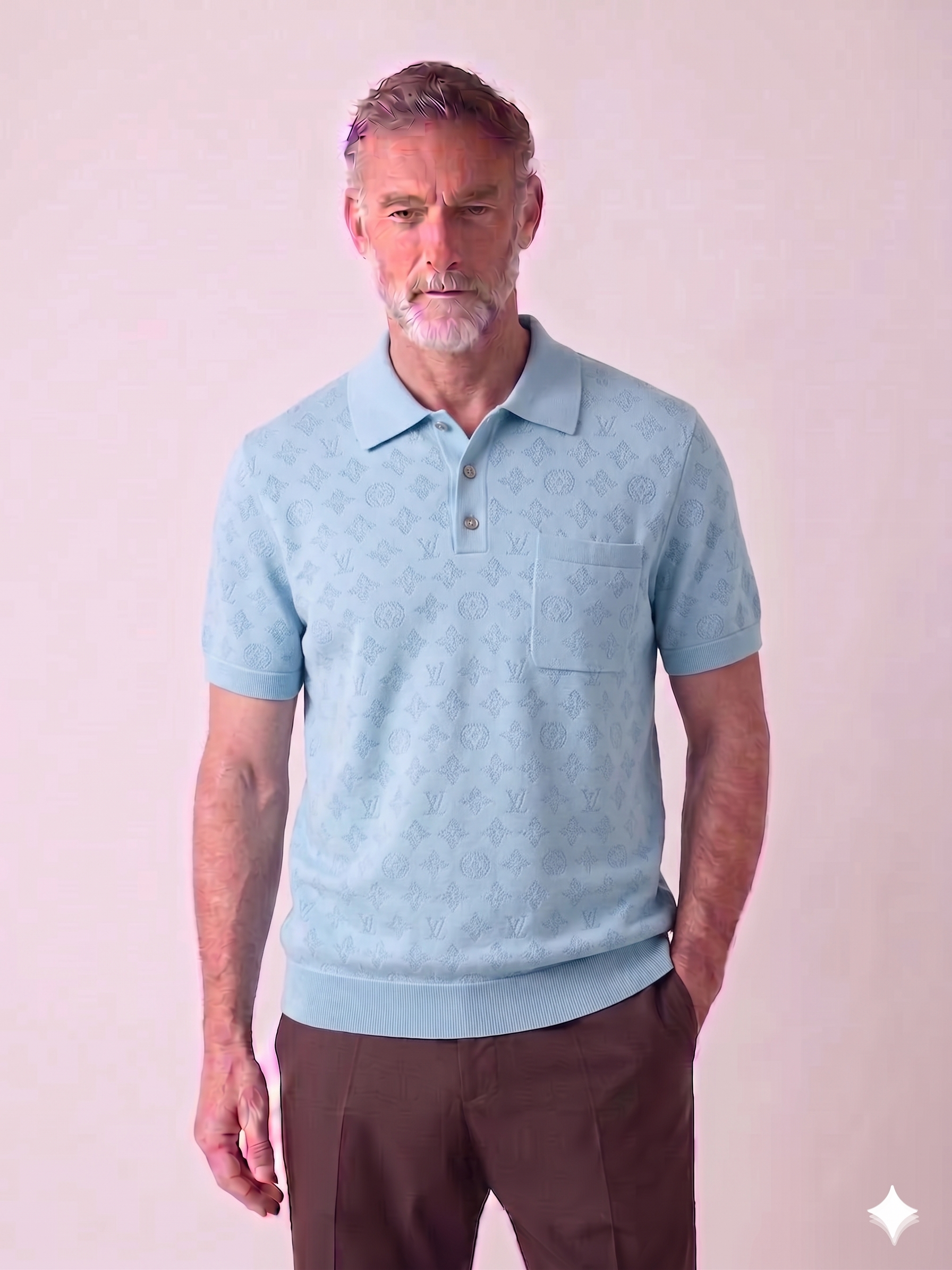 L-OIS V-ITTO-N POLO SHIRT