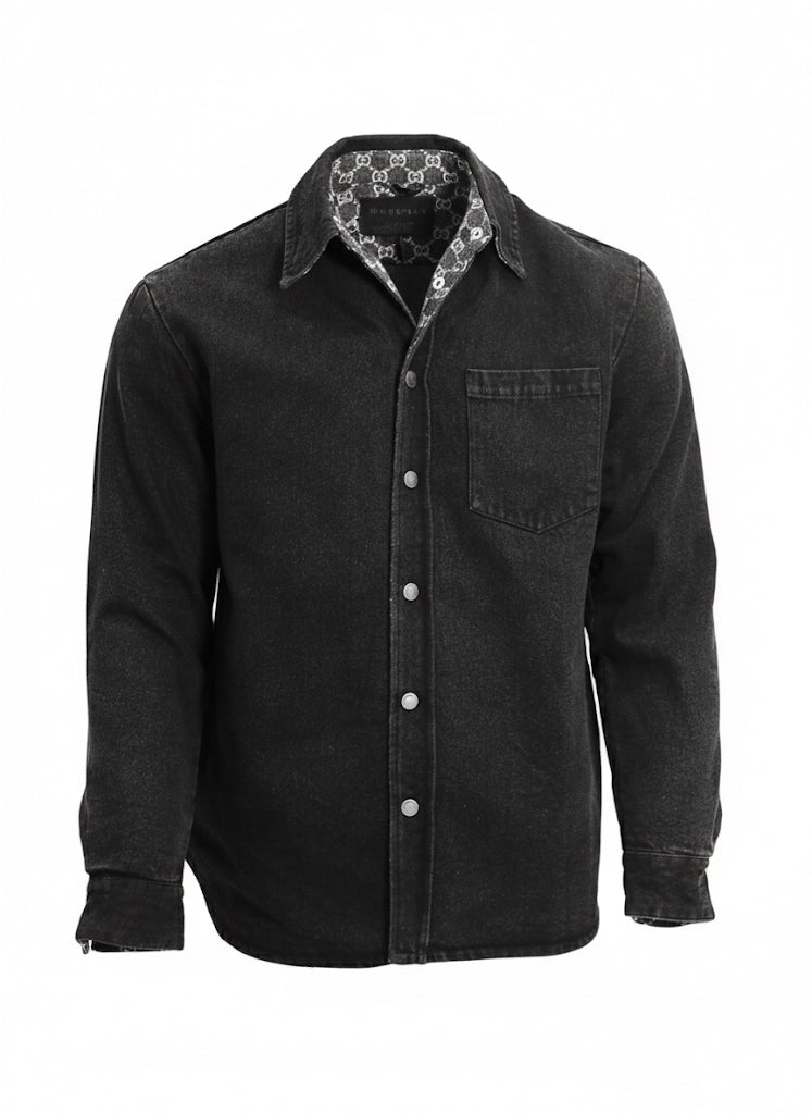 G-u-c-*-i jacket double face