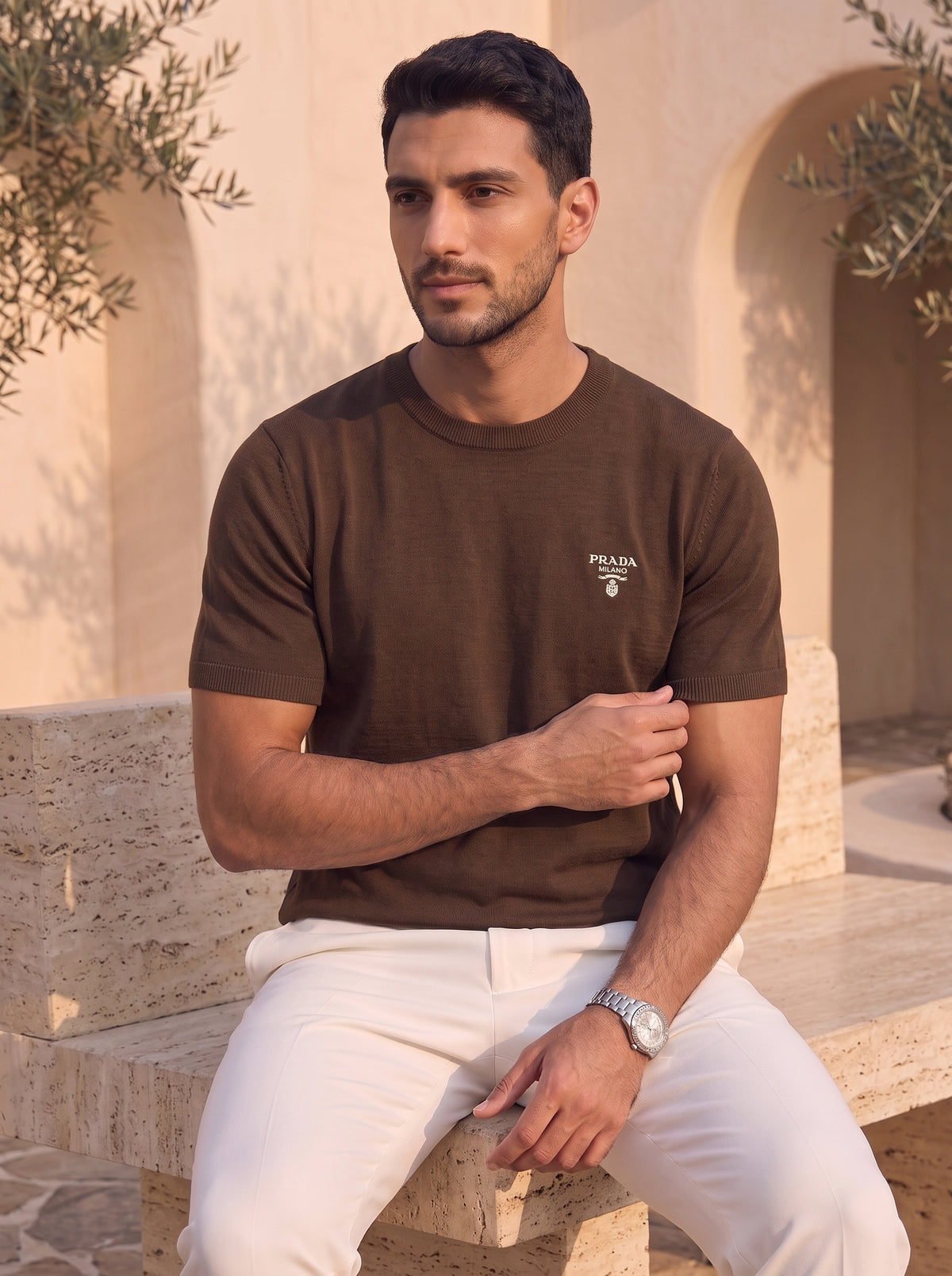 Prada Milano T-shirt.