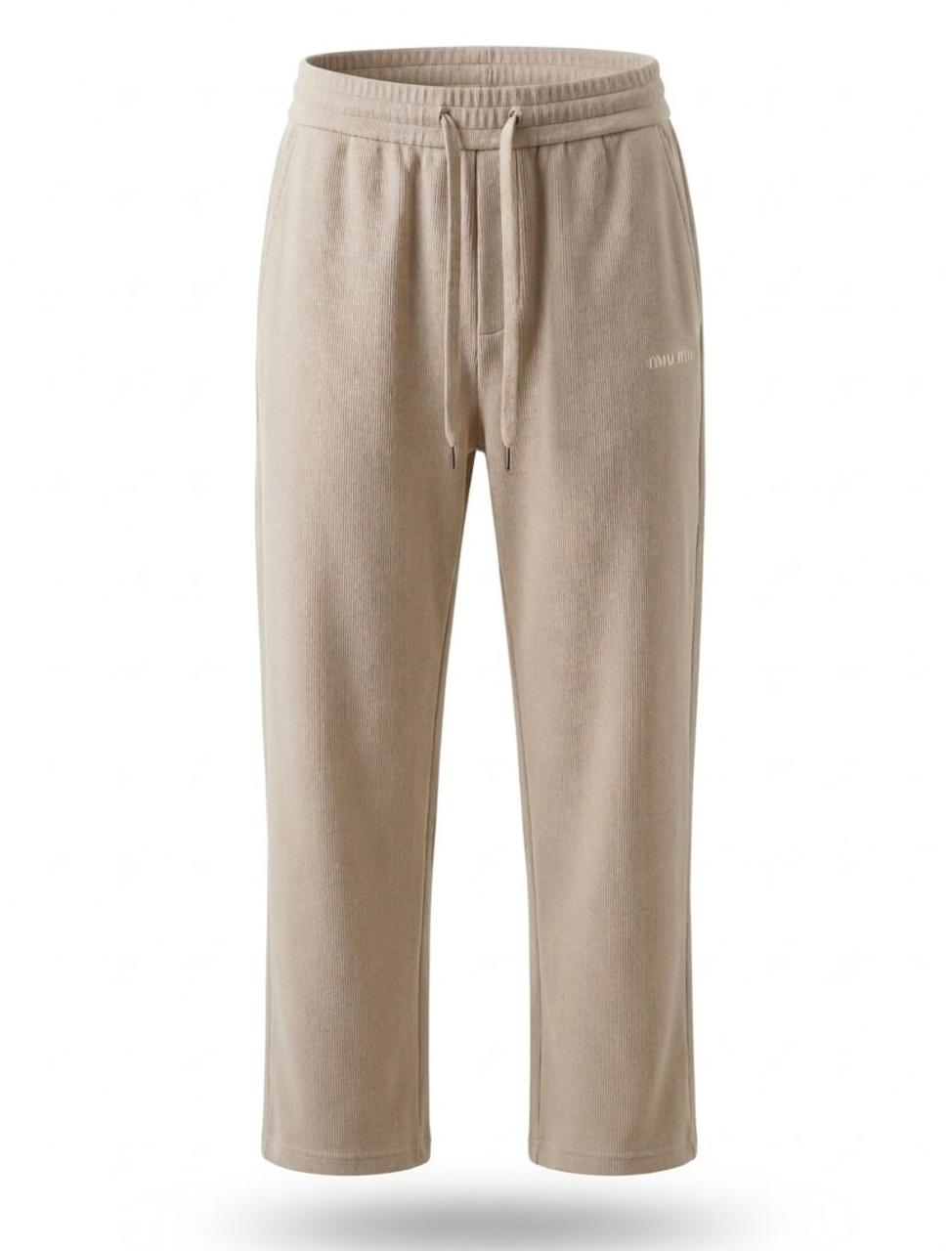 miu miu wide lag pant