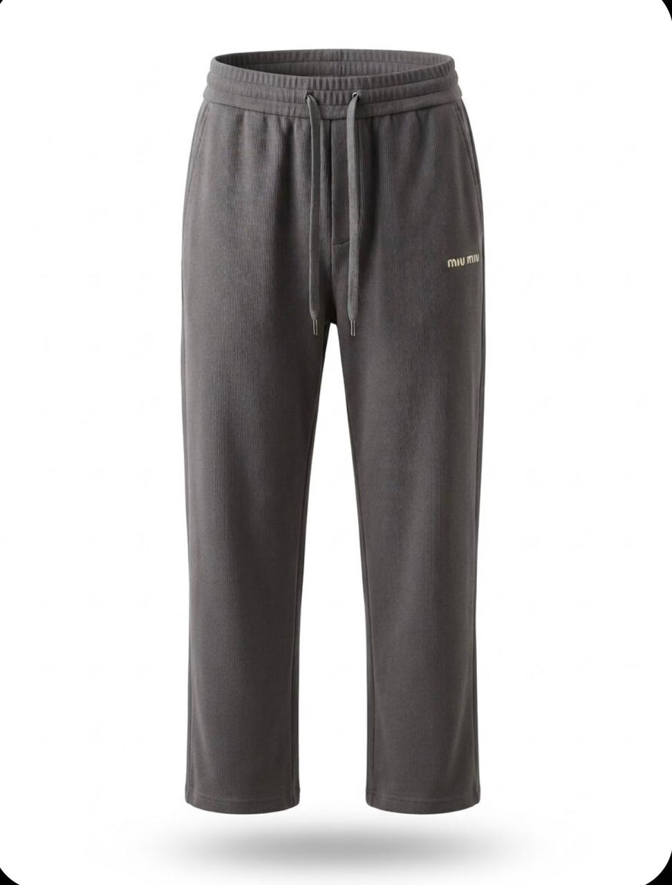 miu miu wide lag pant