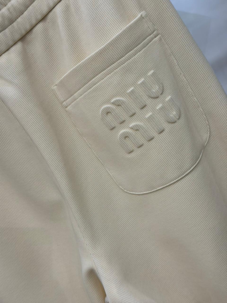 miu miu wide lag pant