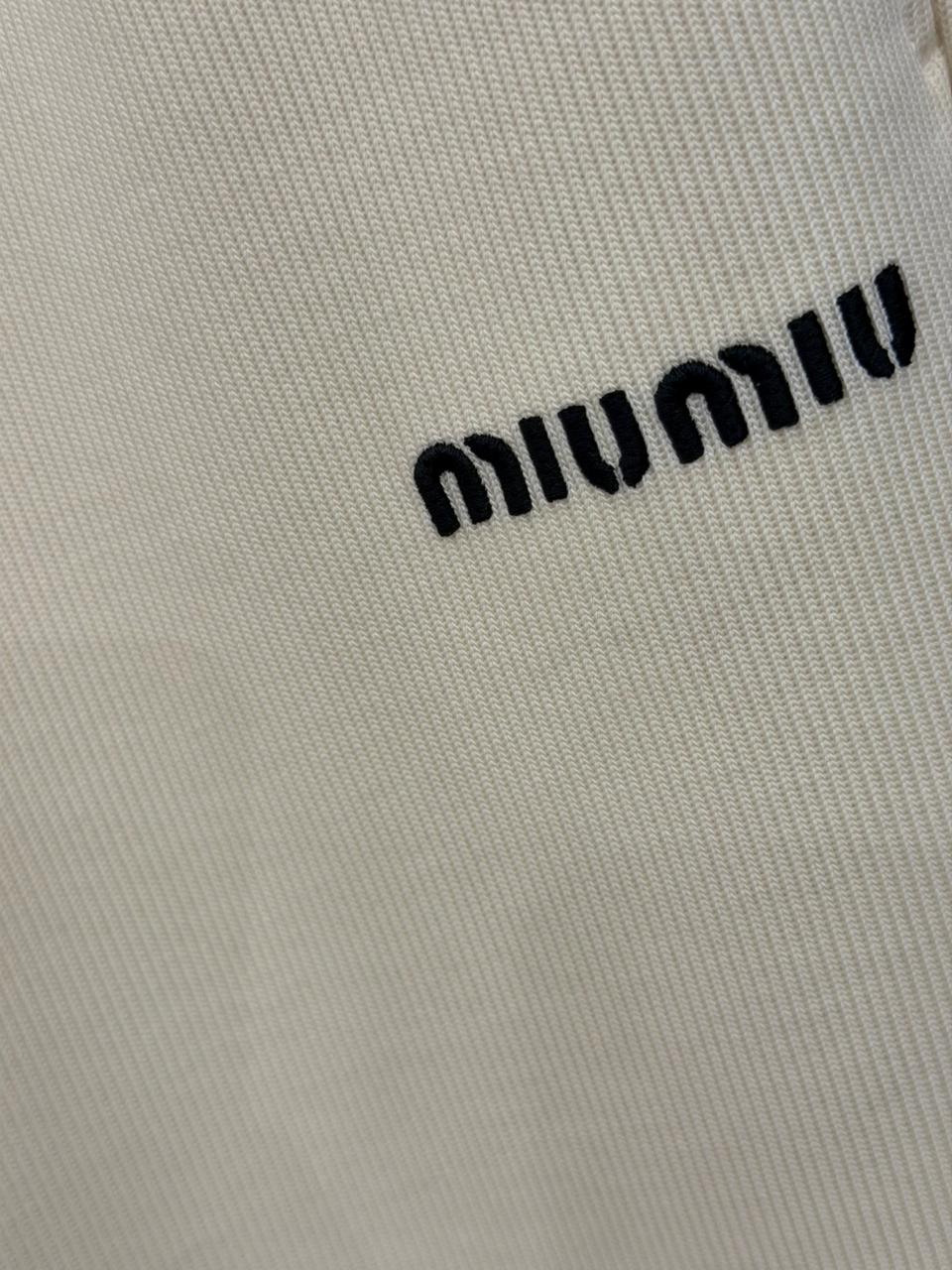 miu miu wide lag pant