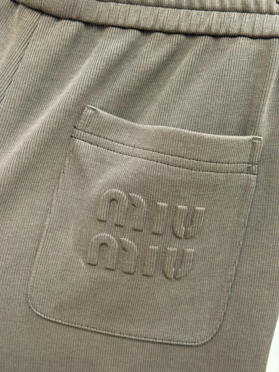 miu miu wide lag pant