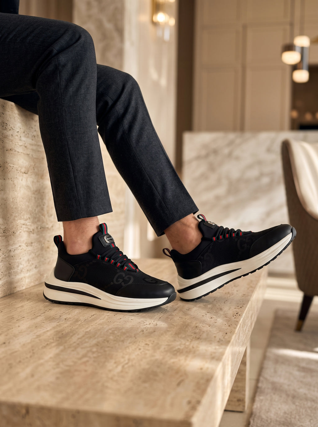 G-U-C-C-I shoes
