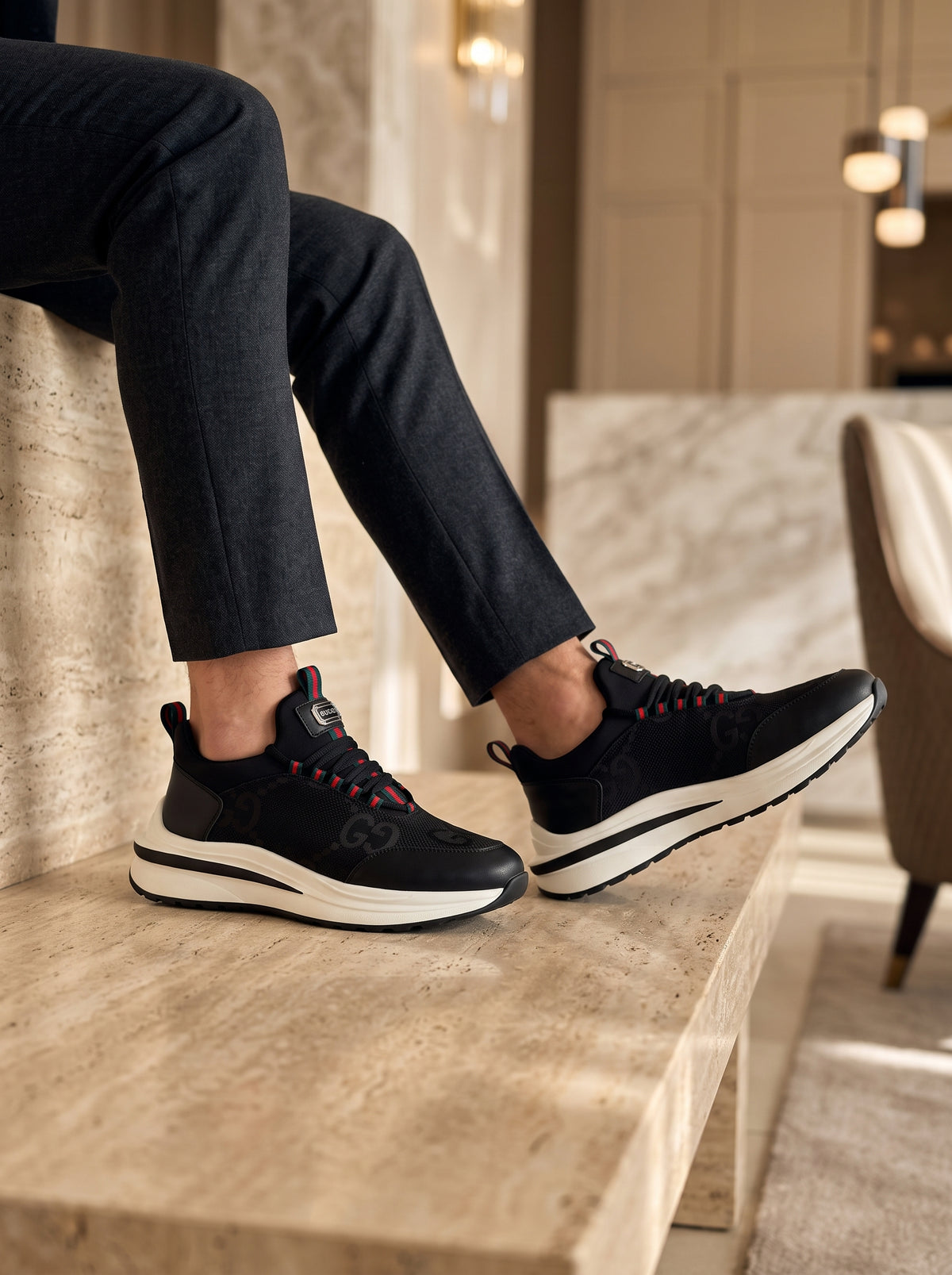G-U-C-C-I shoes