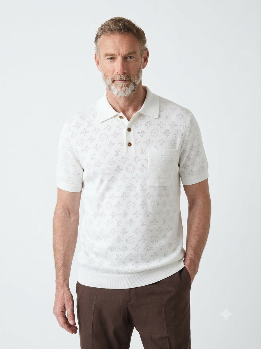 L-OIS V-ITTO-N POLO SHIRT